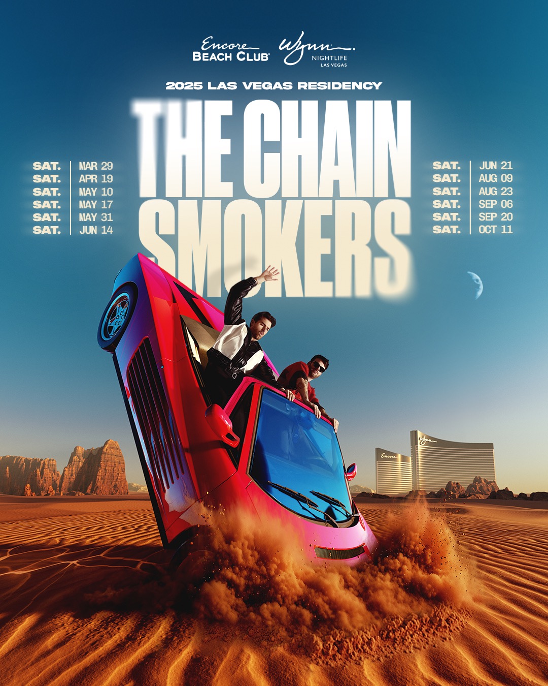 The Chainsmokers / residency dates